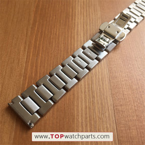 18 mm Uhrenarmband aus Stahl und Halbroségold für Chopard IMPERIALE 36 mm Uhr 388532-3003 388532-6004