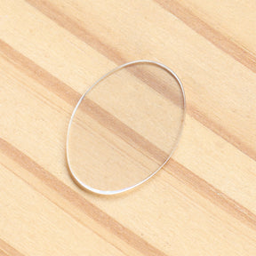 Ellipse Flat Watch Glass for Chopard Happy Diamonds 277466 24x27mm Sapphire Crystal