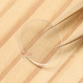 Ellipse Flat Watch Sapphire Crystal for Chopard Happy Sport 275362/278602 31.31x29mm Front&Case Back Glass