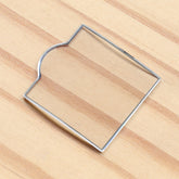 Silver Edge Watch Glass for Chopard L.U.C 162283 40x37mm Sapphire Crystal