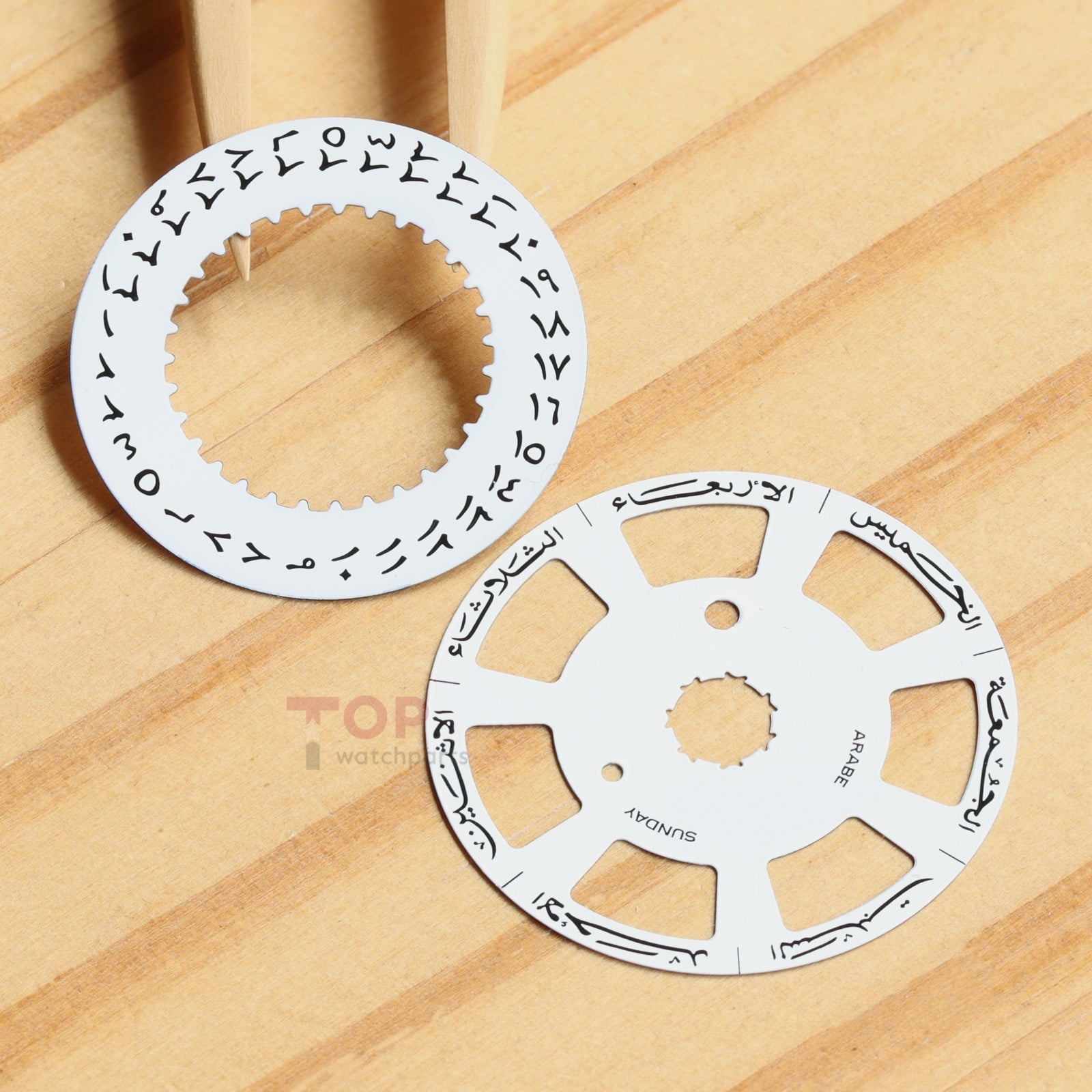 Arabic Date Wheel Disc for Rolex Caliber 3255 Day-Date 36/40 Watch Calendar