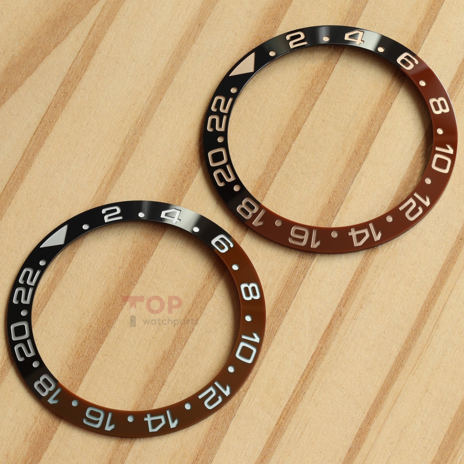 Watch Ceramic Two Tone Bezel for Rolex GMT Master II 40mm Watch