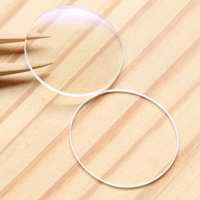 AR Coating Round Flat Sapphire Crystal&Gasket for Vacheron Constantin VC Overseas 49150/47450/47040/47751 42mm Watch Glass