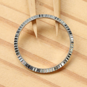 Steel Fluted Bezel Insert for Rolex Datejust 68273 68274 31mm Watch