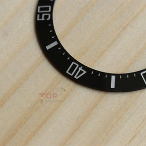 Watch Ceramic Bezel for Rolex Sea-Dweller Deepsea 126660 116660 White Gold Scale