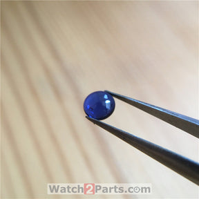 sapphire crystal (blue zircon) for Cartier Ballon Bleu watch crown parts