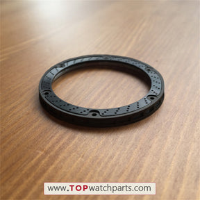 steel+carbon fibre bezel for HUB Hublot King Power 48mm watch
