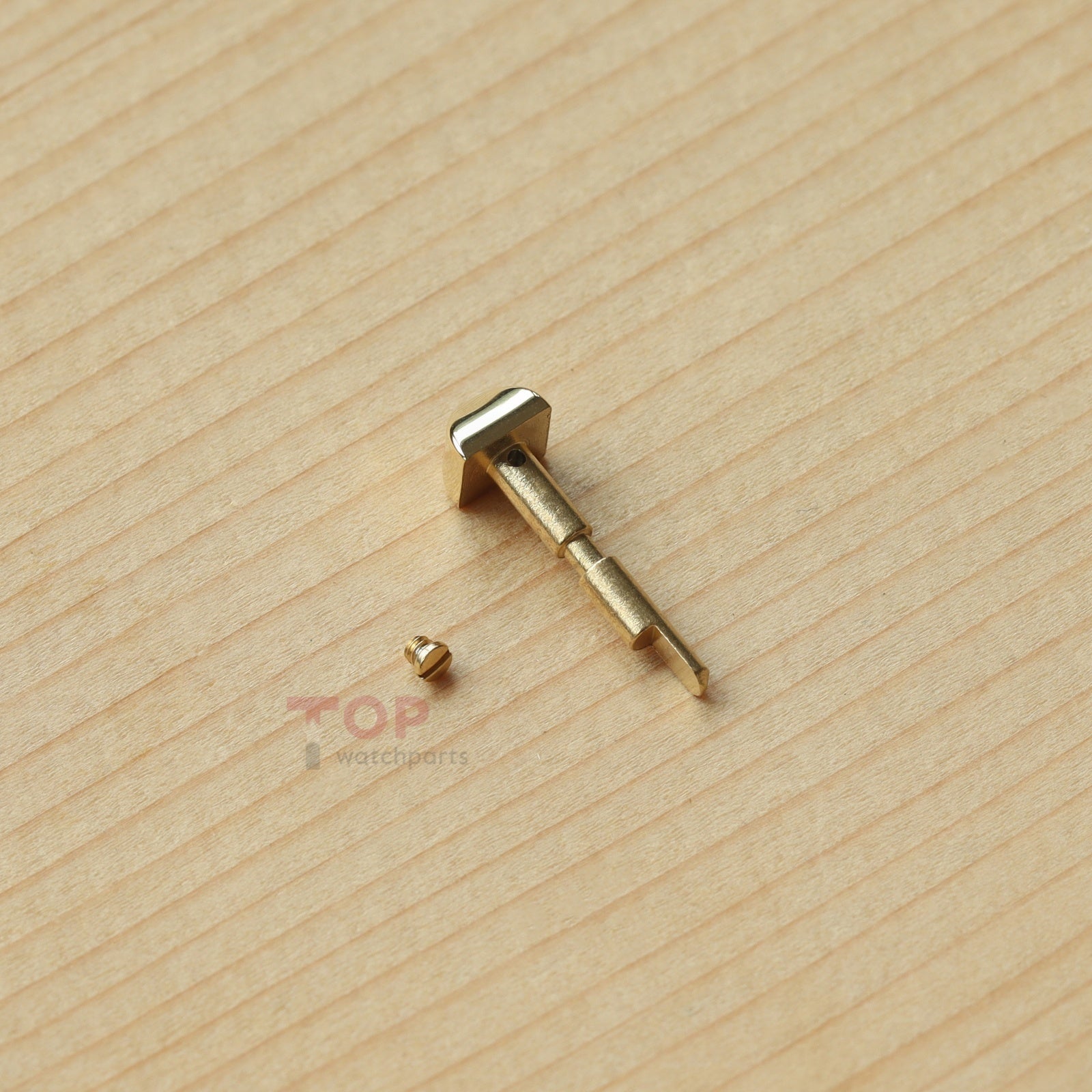 18K Rose Gold/Stainless Steel Watch Band Screw Tube Pin for Cartier Pasha WJ120151 42mm Watch