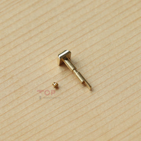 18K Rose Gold/Stainless Steel Watch Band Screw Tube Pin for Cartier Pasha WJ120151 42mm Watch