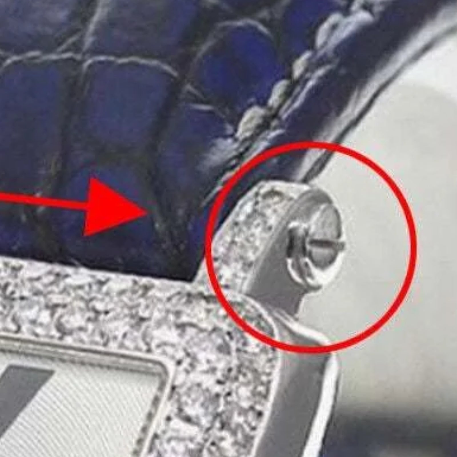 Watch Strap Screw for Franck Muller Master Square 6000K Watch Band