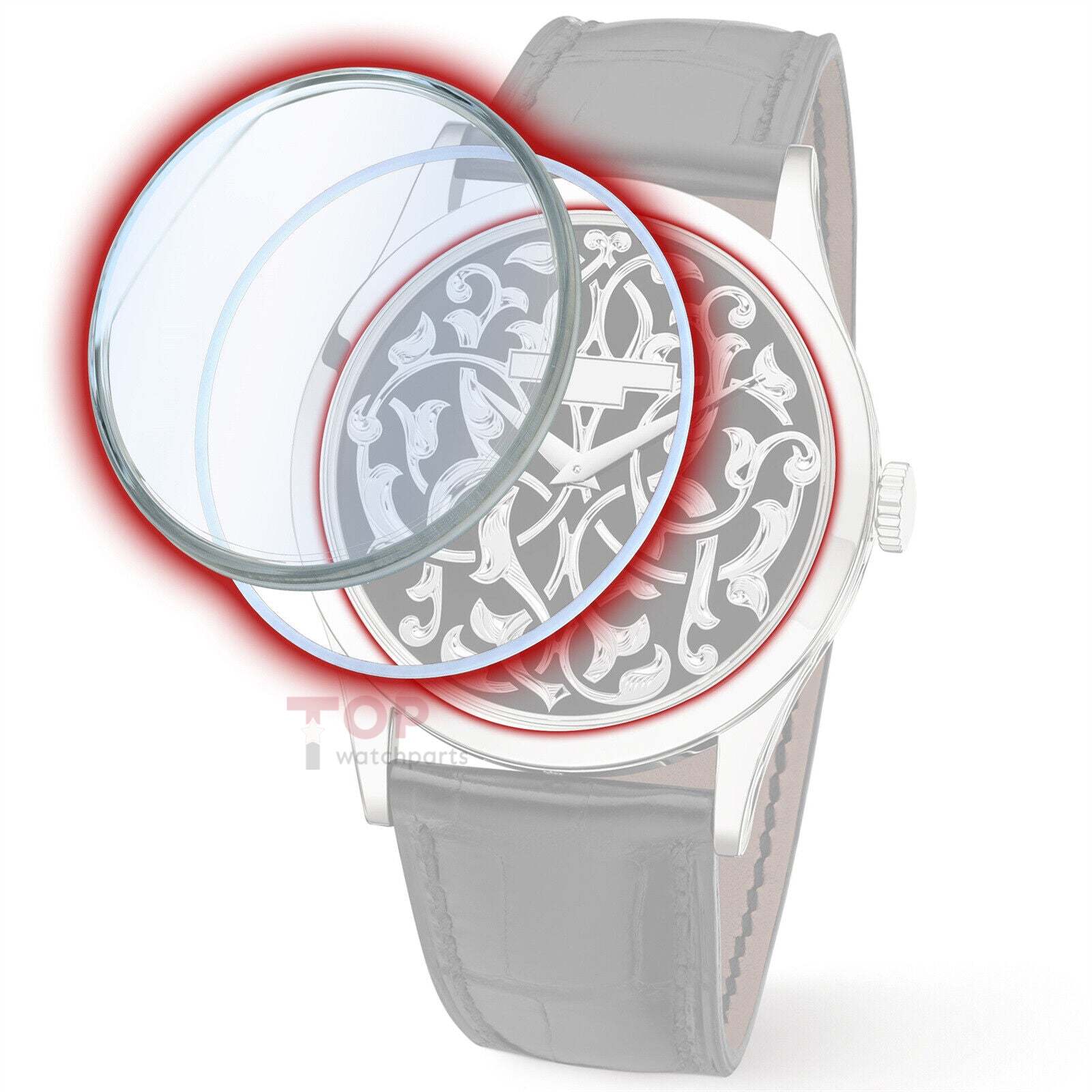 Watch Sapphire Crystal for Patek Philippe 5088/5327 Calatrava Watch Glass