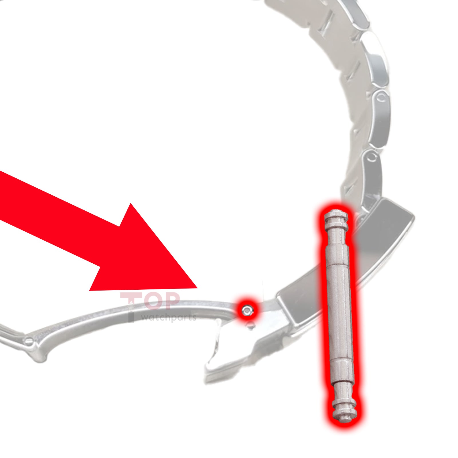 Watch Band/Buckle Spring Bar Pin for Rolex Yacht-Master 37 268622 Watch Strap/Clasp