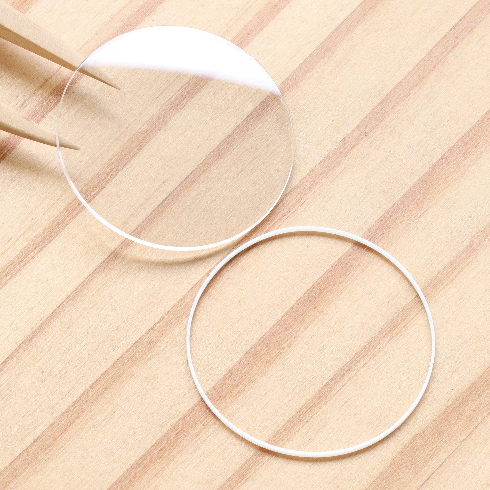 Double Domed Sapphire Crystal&Gasket for Vacheron Constantin VC Malte 81000/81500 37mm Watch Glass