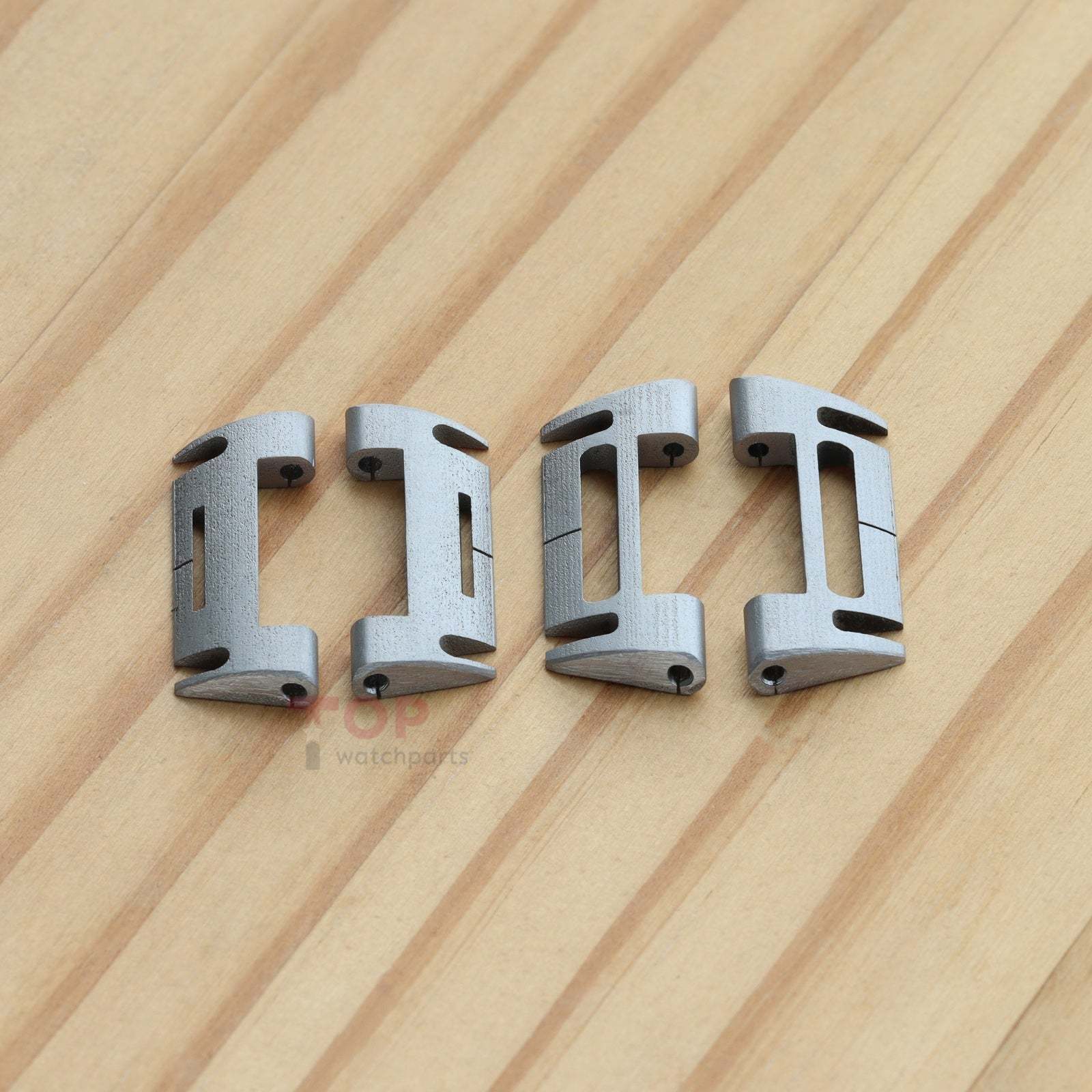 Steel 28/30mm Watch Leather Strap Insert for IWC Ingenieur Watch Band Link