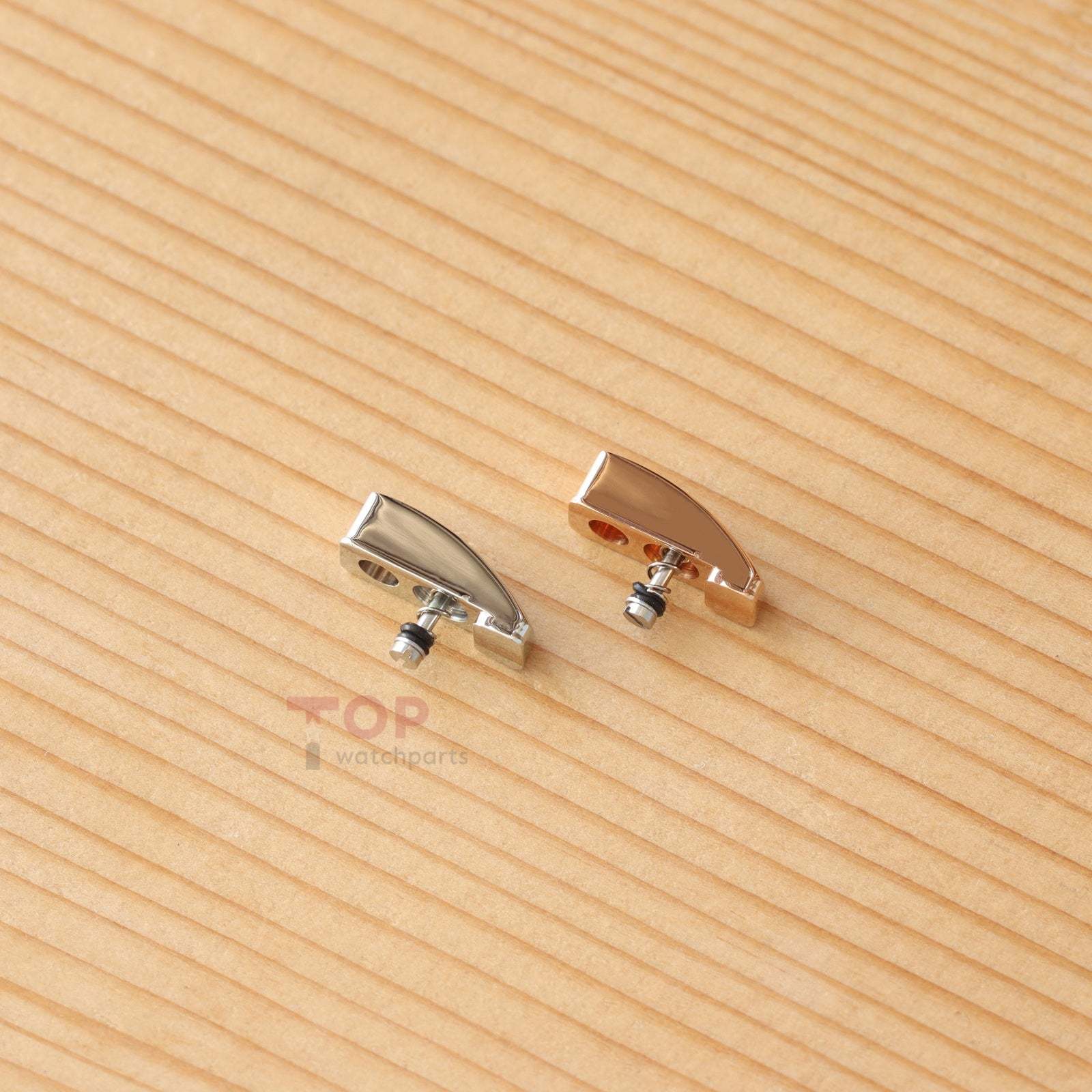 18K Rose Gold/Stainless Steel Watch Pusher for Patek Philippe Aquanaut PP 5164 40.8mm Watch Button