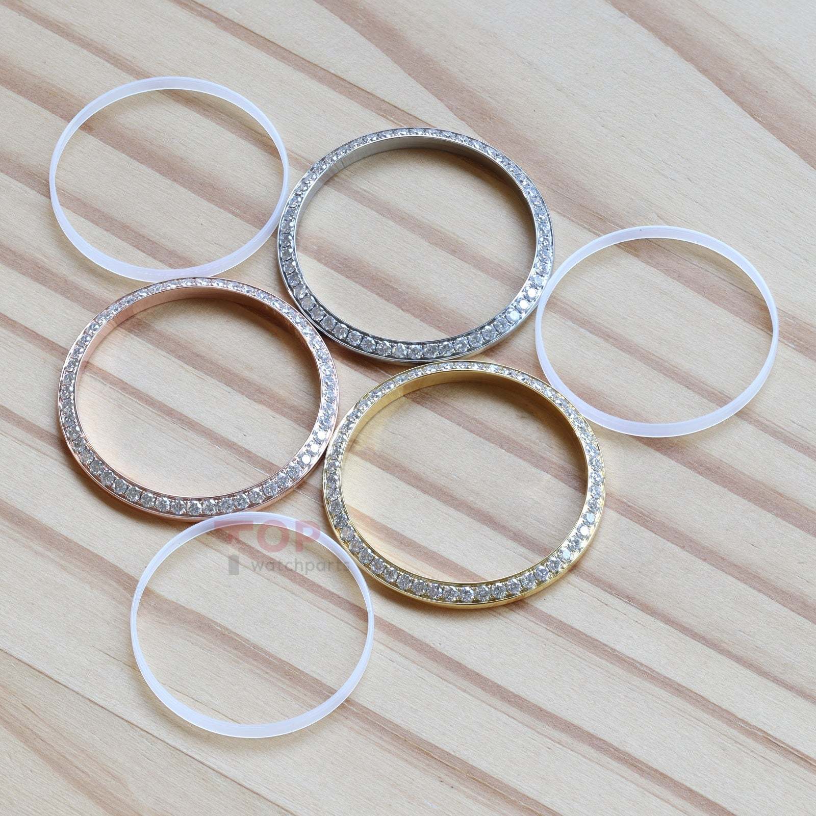 Watch Diamond Bezel for Rolex Datejust 36 Watch Gemstone