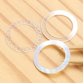 Concentric circles Watch Sapphire Crystal for Chopard Happy Diamonds 209429 32mm Front&Case Back Glass