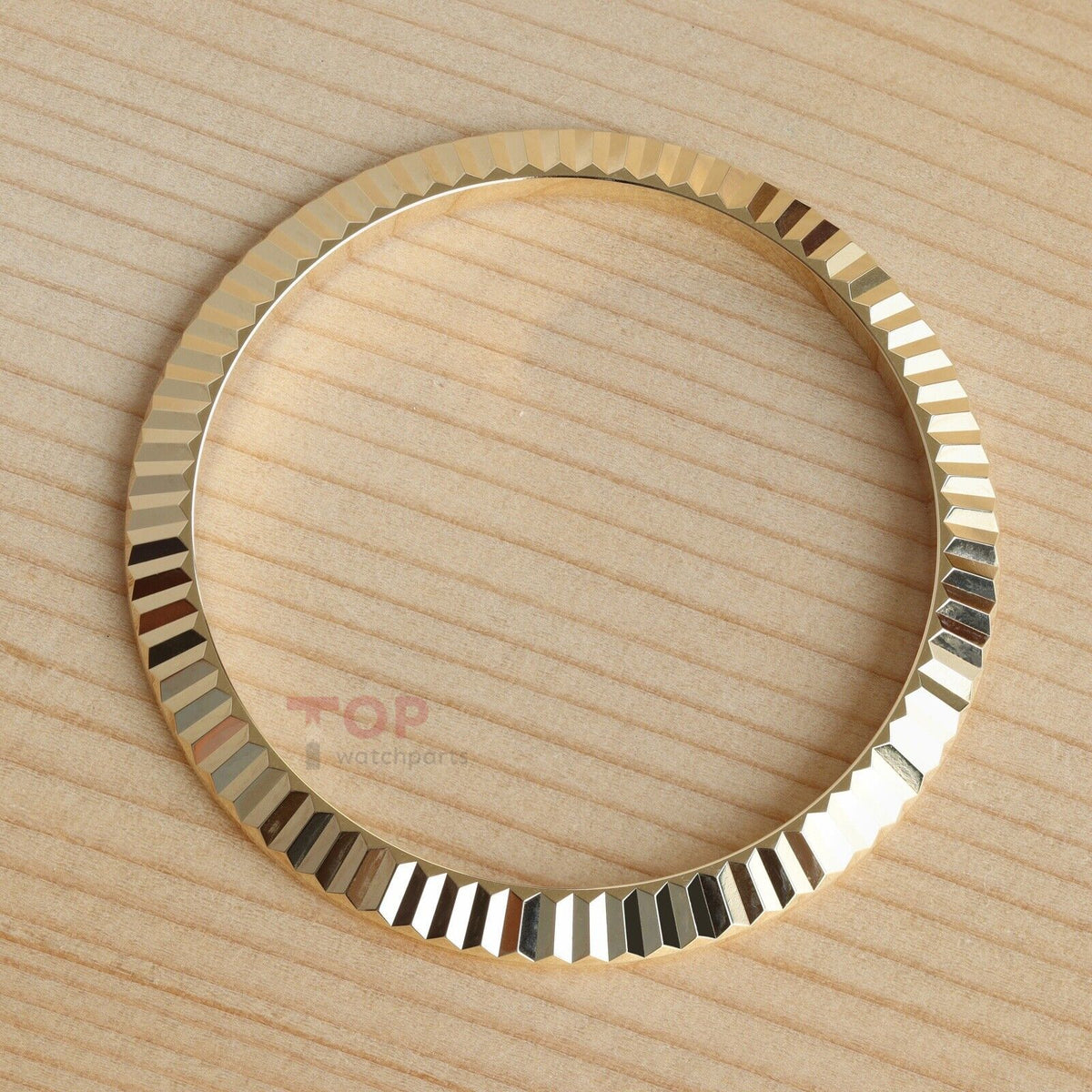 Solid 18K Gold Fluted Bezel for Rolex Datejust 41 126333 126334 126303 126300