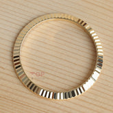 Solid 18K Gold Fluted Bezel for Rolex Datejust 41 126333 126334 126303 126300