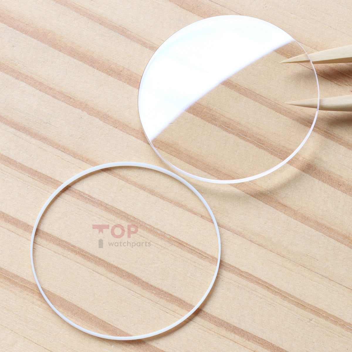 Double-sided AR Coating Watch Sapphire Crystal&Gasket for IWC Aquatimer Chronograph IW378101/3723 44mm Glass