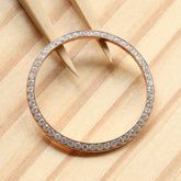 18K Rose Gold Gemstone Bezel for Rolex 126281 Datejust 36 Watch
