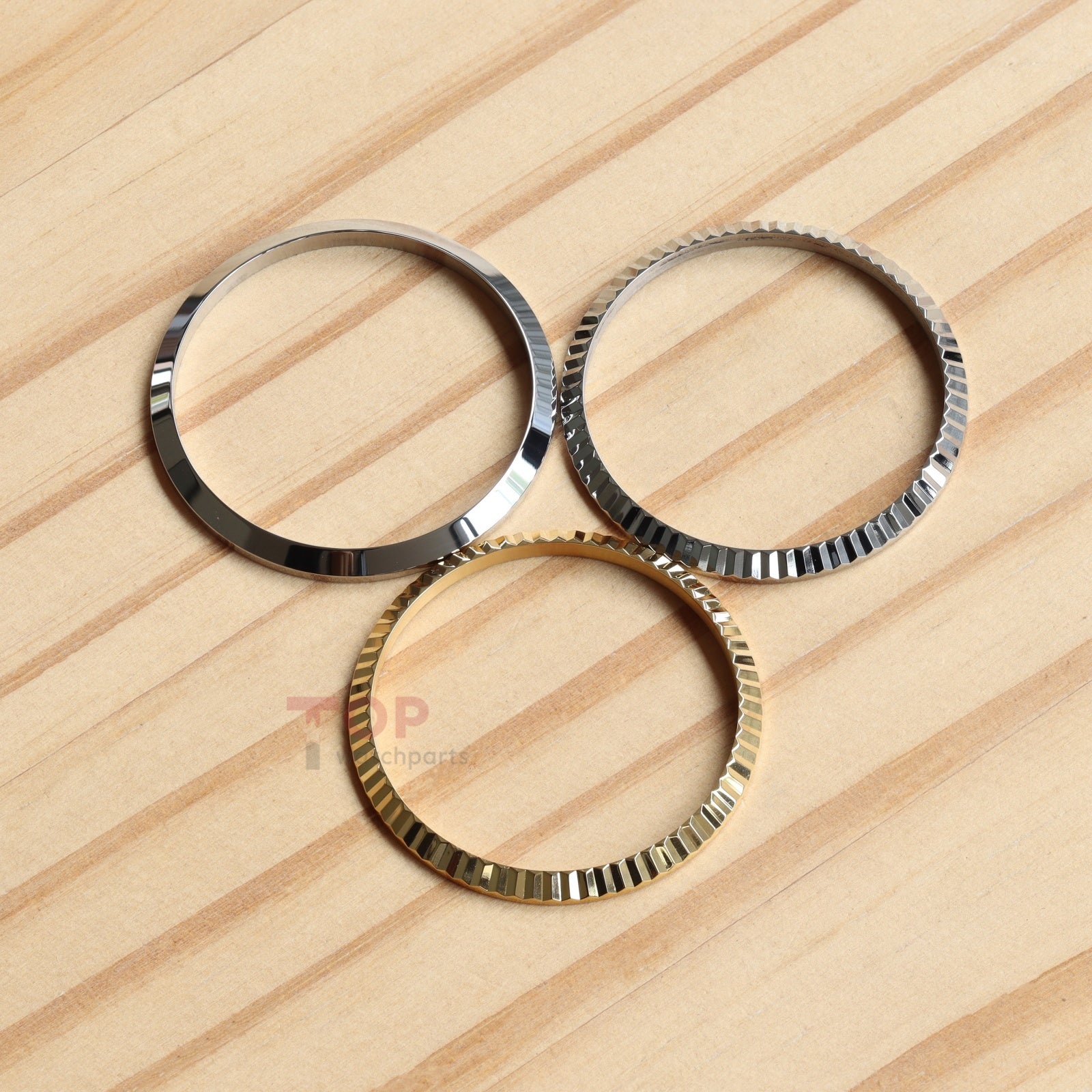 Steel Watch Bezel for Tudor Prince Date Day 76213/76214 36mm Fluted Ring