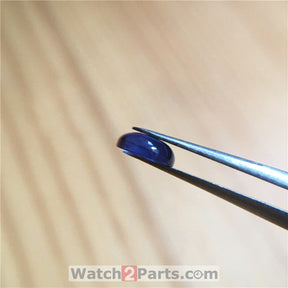 sapphire crystal (blue zircon) for Cartier Ballon Bleu watch crown parts