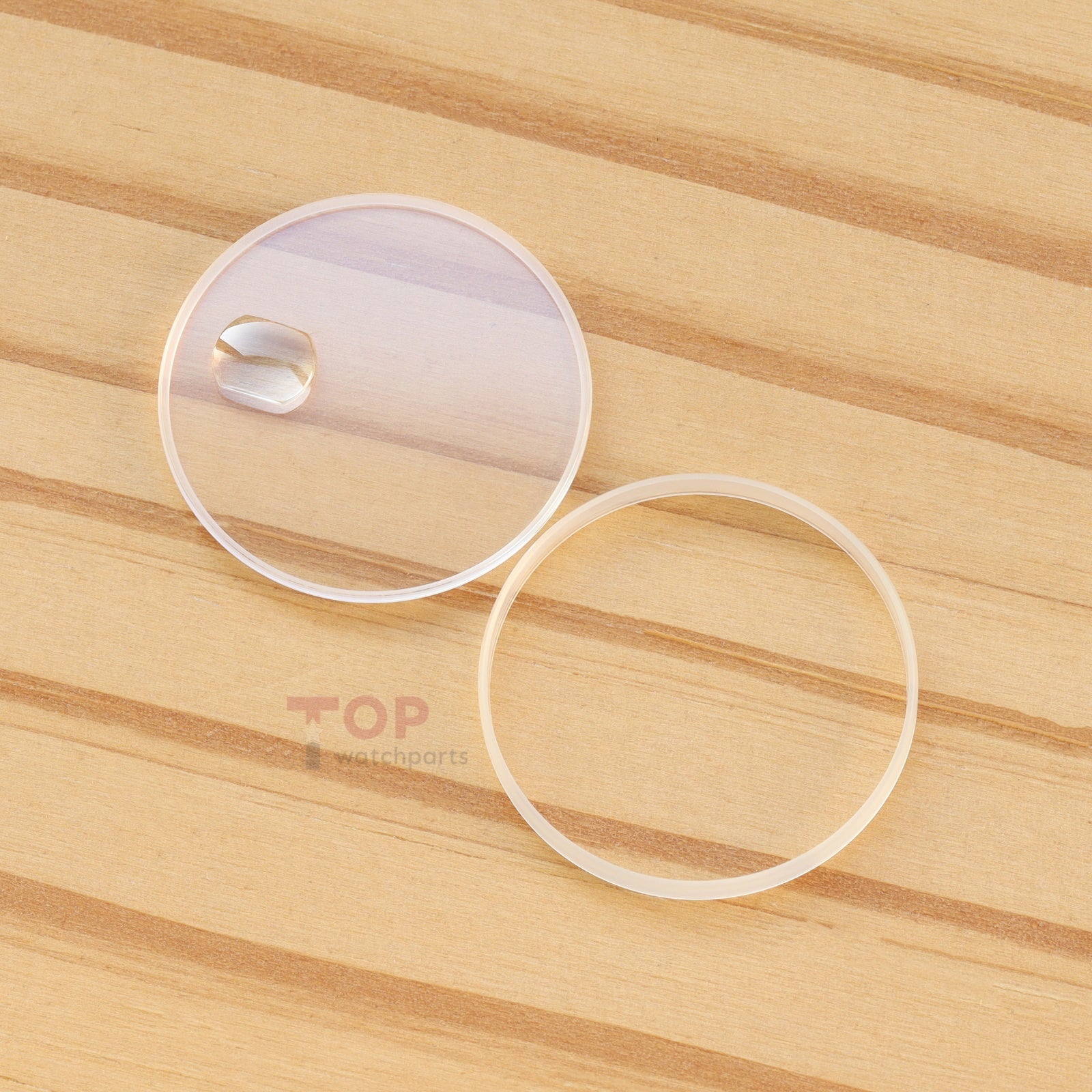 Watch Sapphire Crystal&Gasket for Tudor Prince 73190/94401/73090 33/34mm Watch Glass Date Window