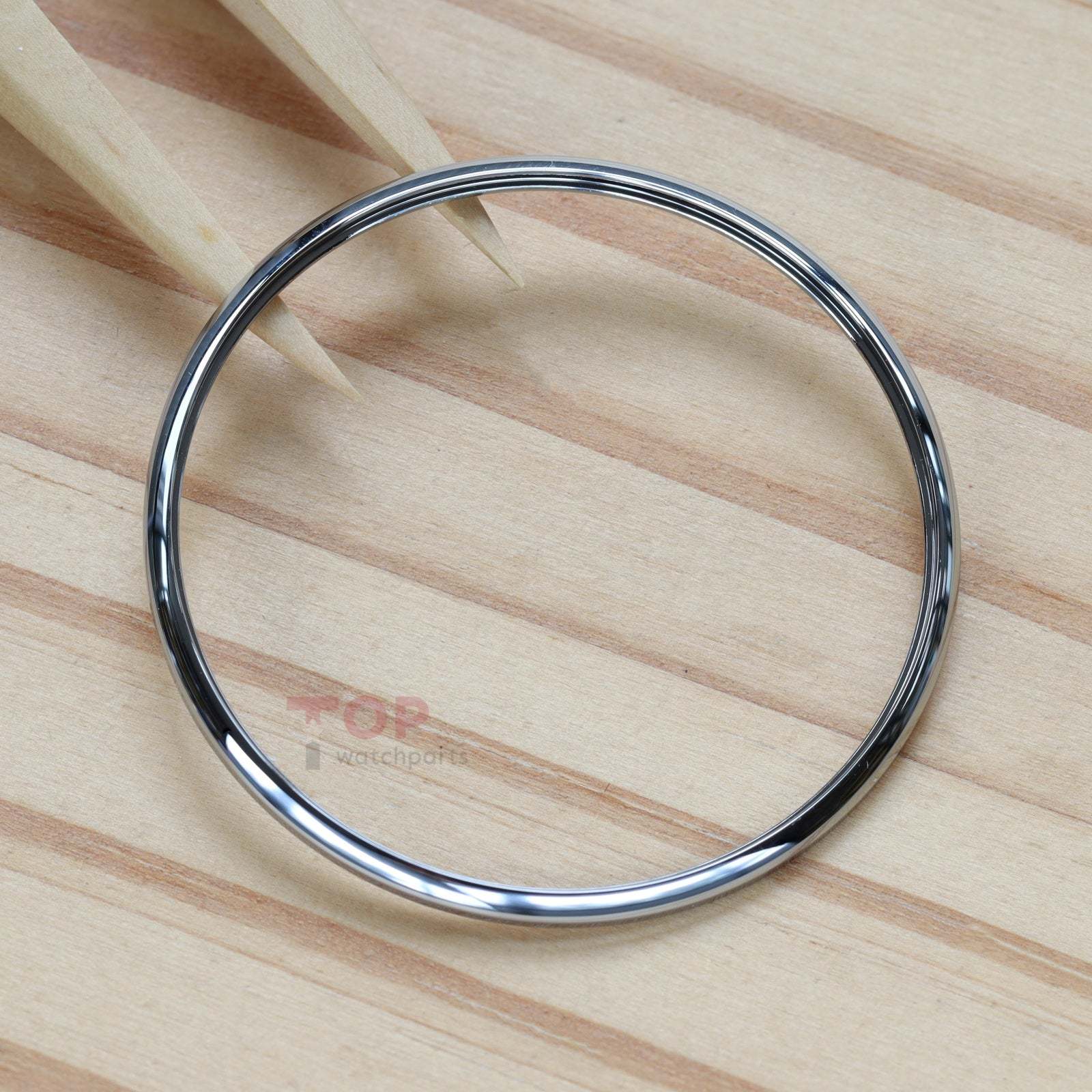 Bezel for Tudor Glamour Date 39mm Watch Steel Ring Silver Gold