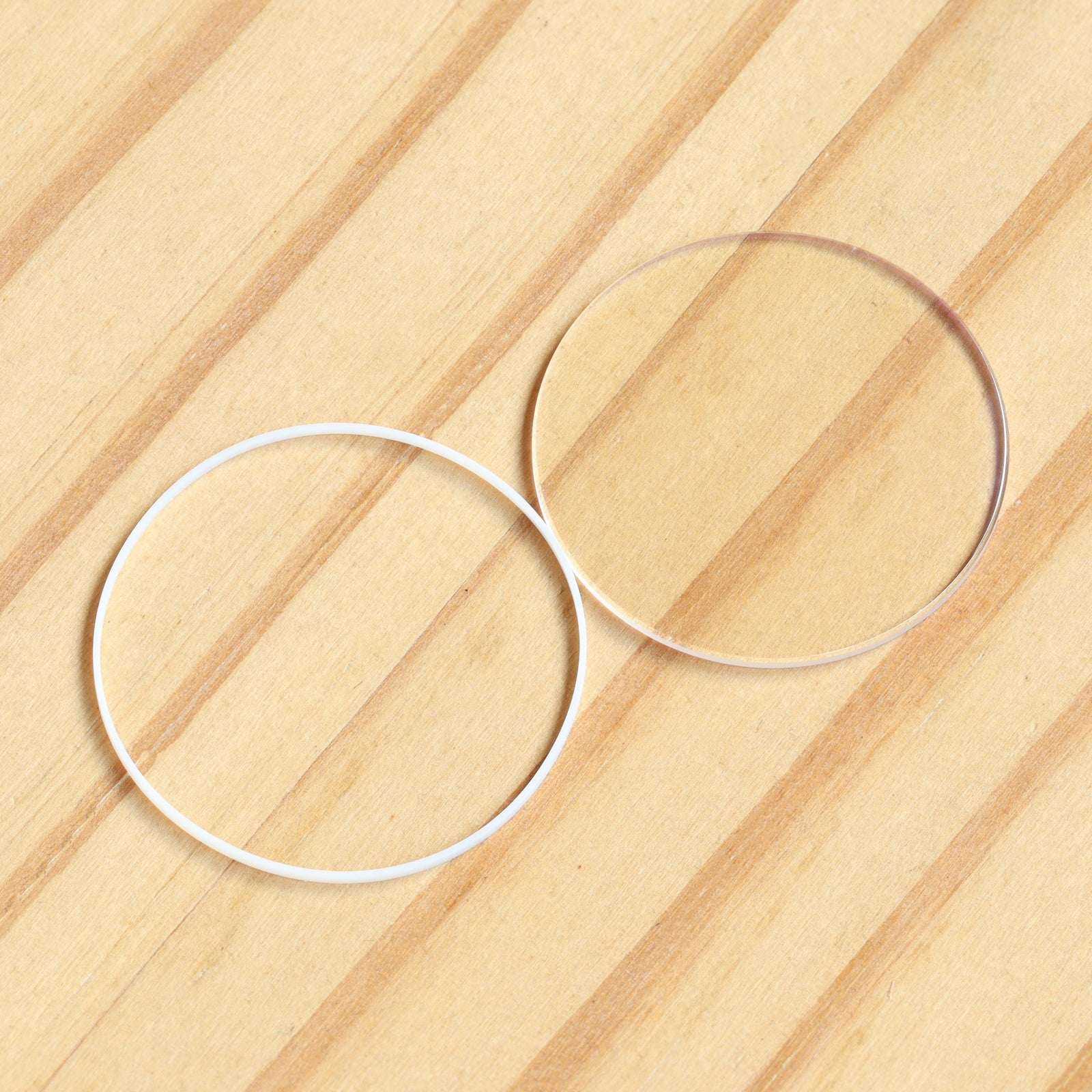 AR Coating Double Domed Watch Sapphire Crystal&Gasket for Blancpain Ladybird Quantième Complet 2360-2991 33.7mm Glass