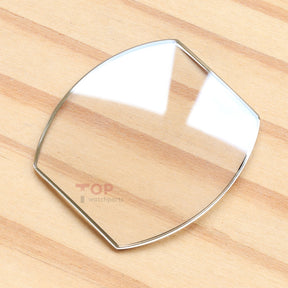 Tonneau Raised Watch Sapphire Crystal for Chopard L.U.C 16/2267 40x48mm Front&Case Back Glass