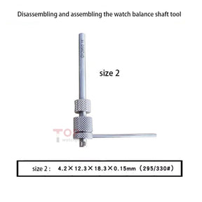 Professional Watchmaker Staking Set–Precision Punch&Anvil Bench Tool Kit for Pressing Hands&Balance Staffs&Gears&Rotor Bearing Screw