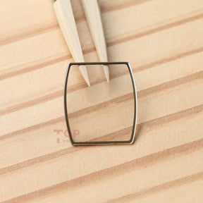 Gold Frame Watch Sapphire Crystal for Breguet HERITAGE 8671 25×29mm Glass