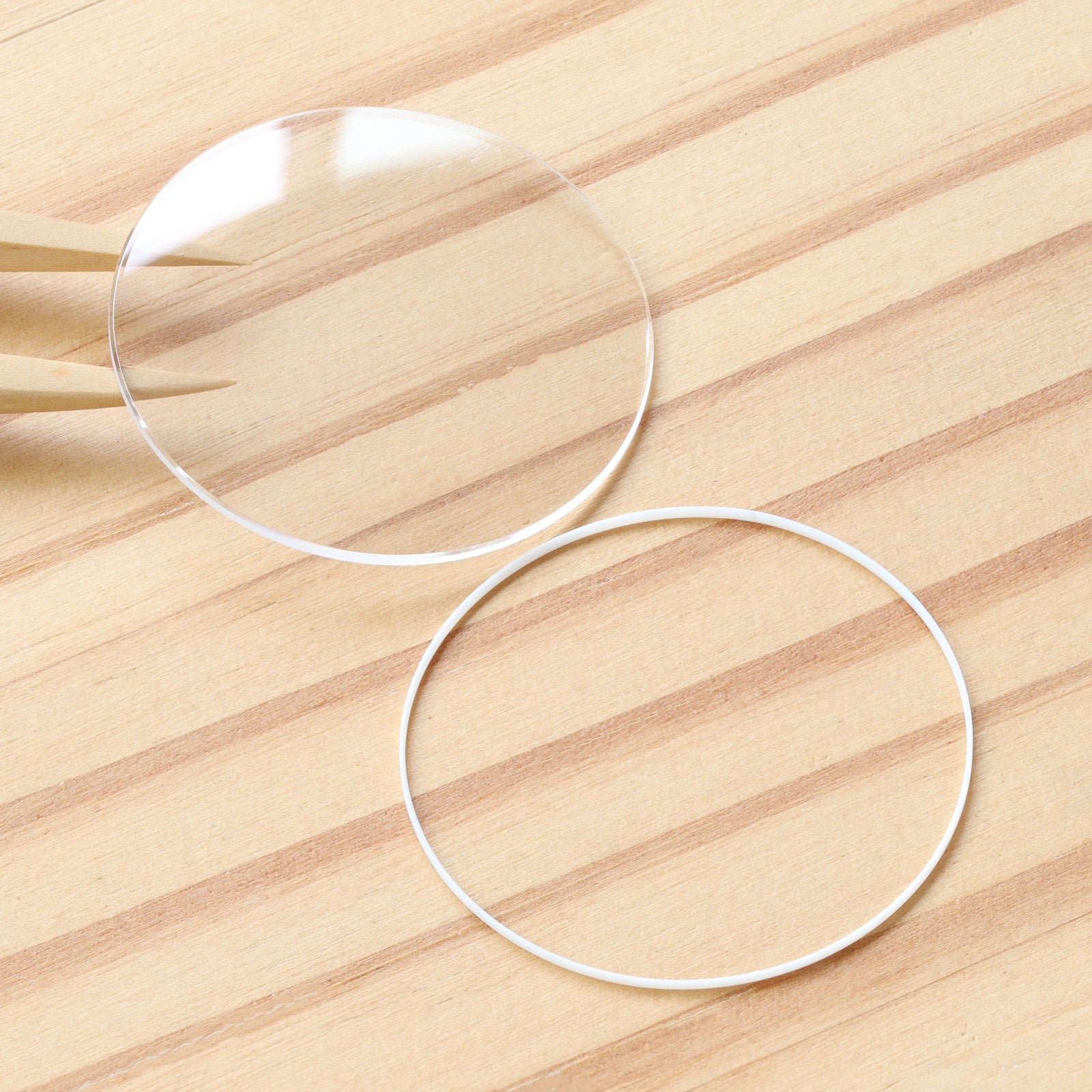 Double Domed Sapphire Crystal&Gasket for Vacheron Constantin VC Traditionnelle 43075 41mm Watch Glass