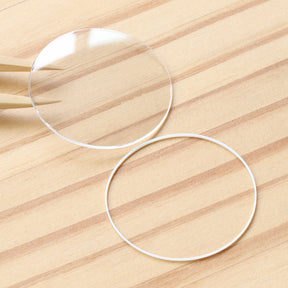 Double Domed Sapphire Crystal&Gasket for Vacheron Constantin VC Traditionnelle 43075 41mm Watch Glass