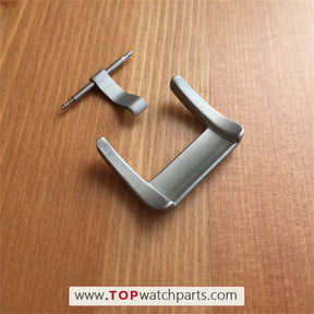 20mm Titanium matte Batman logo watch buckle/Clasp for watch band parts