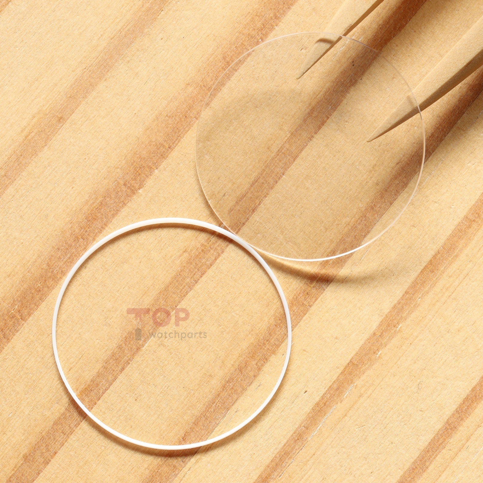Watch Sapphire Crystal&Gasket for Chopard Happy Sport/Happy Diamonds 274893/278573 30mm Front&Case Back Glass