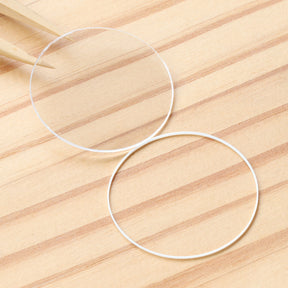 Double Domed Sapphire Crystal&Gasket for Vacheron Constantin VC Traditionnelle 43075 41mm Watch Glass