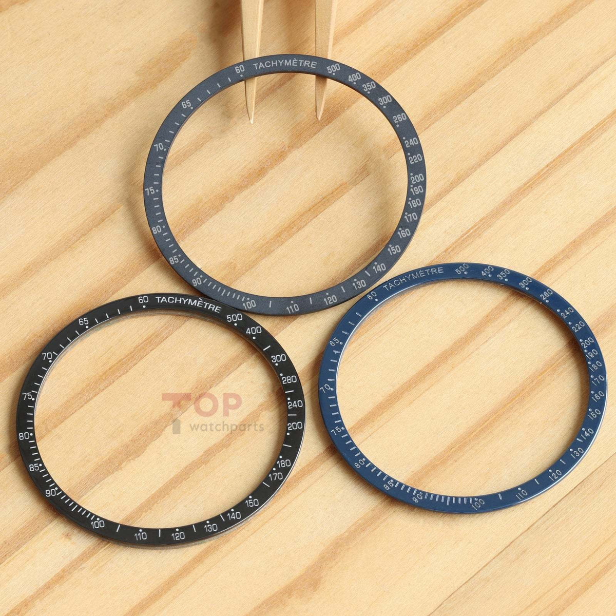 Ceramic Watch Bezel for Omega Speedmaster Moonphase 44.25mm 304.33.44 Watch Insert