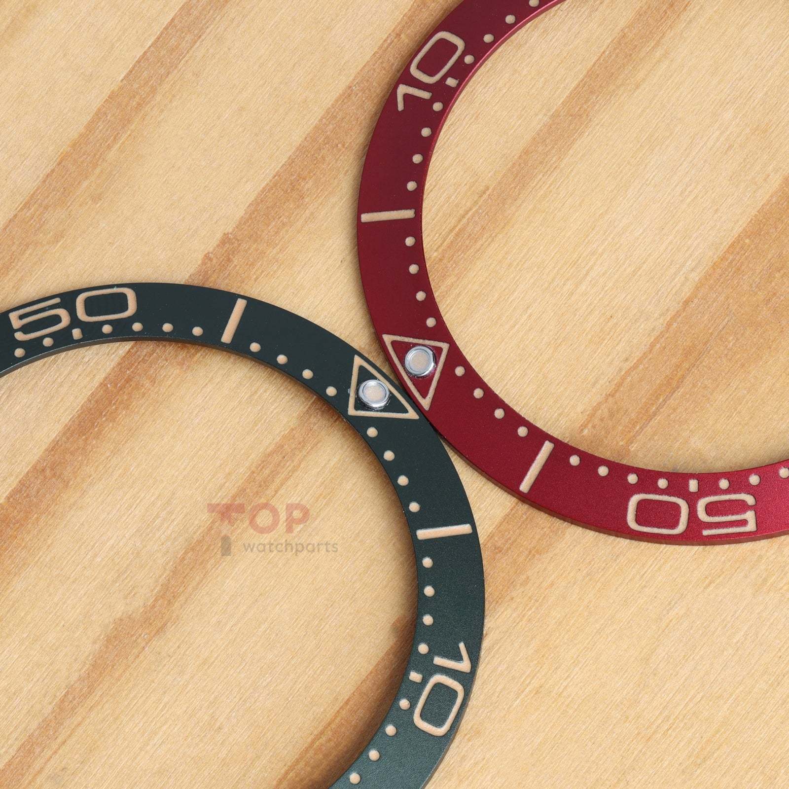 Aluminum Watch Bezel for Omega Seamaster Diver 300M 210.92.42.20.10.001 42mm Watch Insert