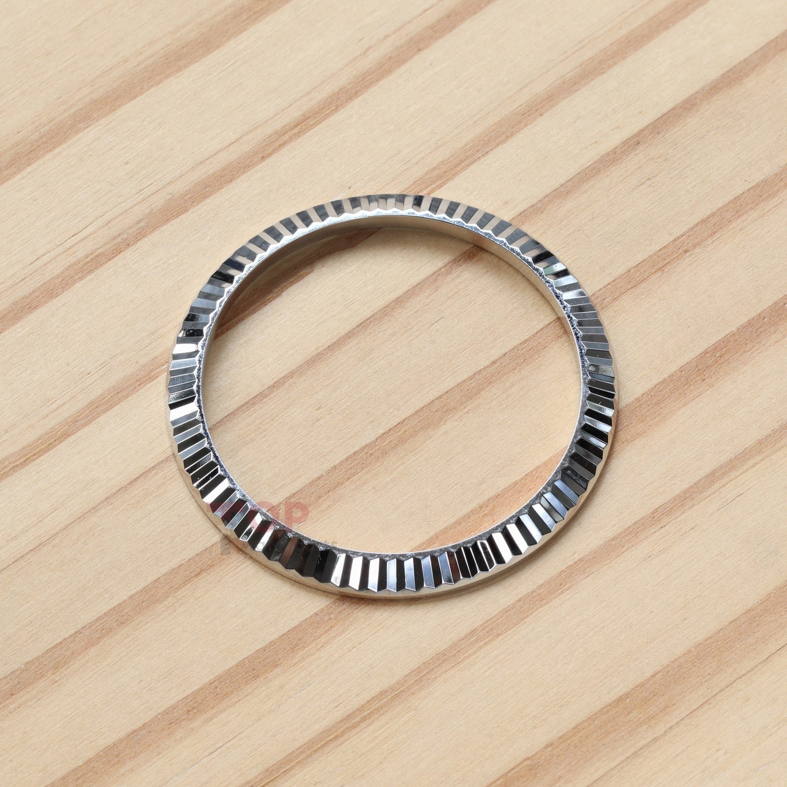 Steel Watch Fluted Bezel Insert for Rolex Day-Date 40 228239/228236/228206 Dog Toothed Ring 40mm Watch