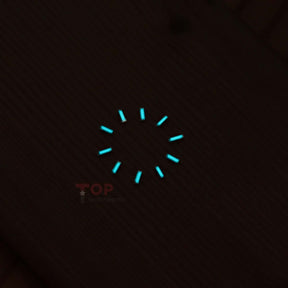 Watch Dial Luminous Hour Marker for Rolex Datejust 41 Green Blue Luminous Numerals Bars Indexes Rectangles Indices