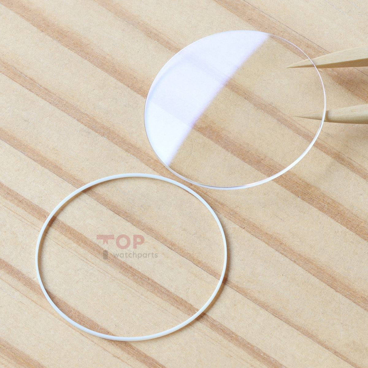 Double-sided AR Coating Watch Sapphire Crystal&Gasket for IWC Portofino Automatic IW4581/4590/4591 37mm Glass