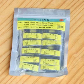 6 Sizes Watch Gasket Set Waterproof Rubber Ring O-Ring for Watch Bezel/Case Back