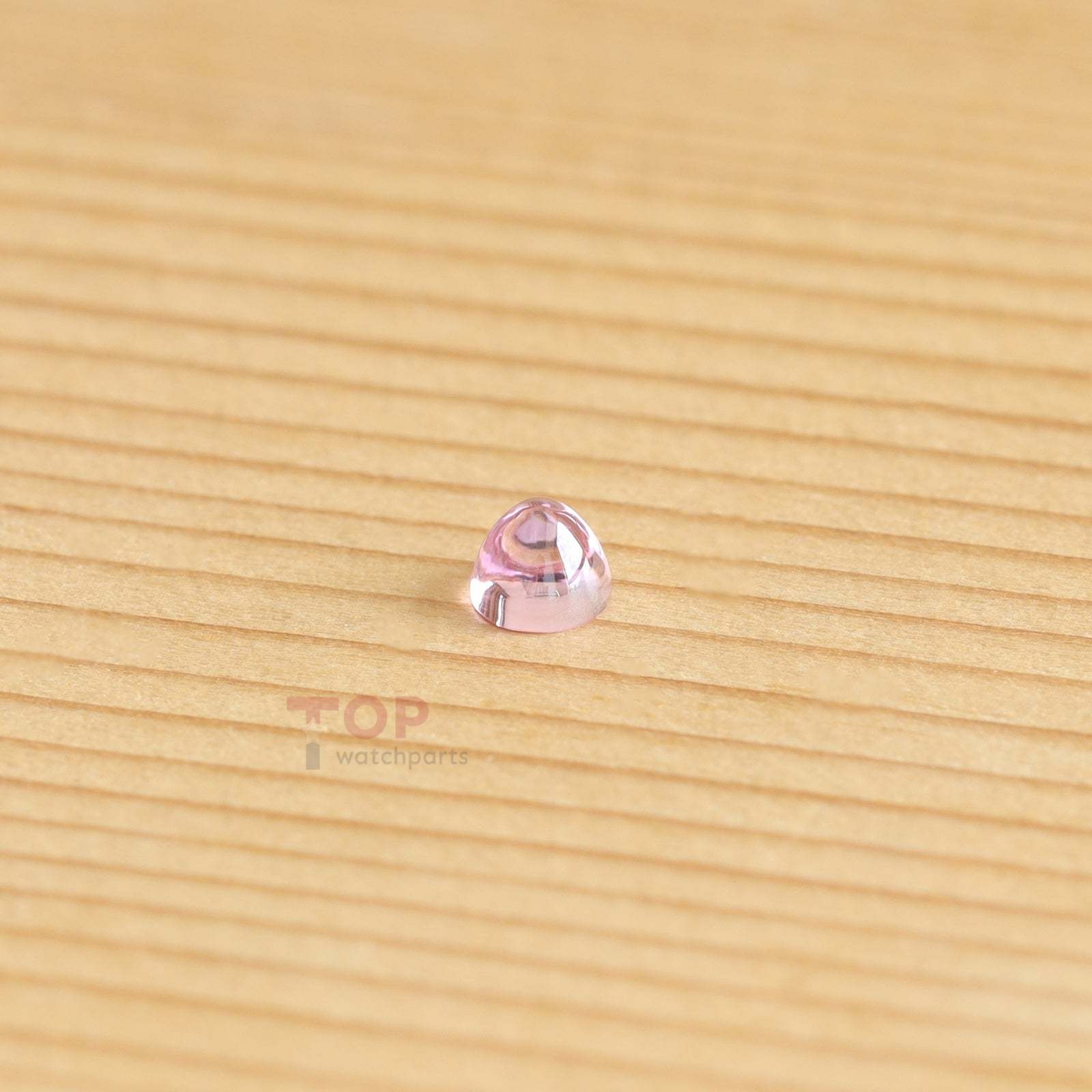 Watch Crown Pink Zircon for Cartier Pasha 2973 27mm Watch Parts