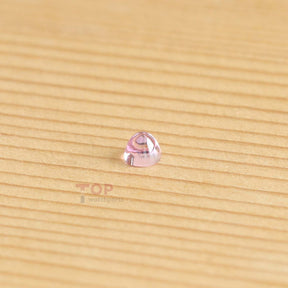 Watch Crown Pink Zircon for Cartier Pasha 2973 27mm Watch Parts