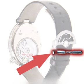 13.5mm Screw Tube for Breguet Reine De Naples Watch Leather Band And 16mm Buckle