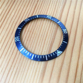 38mm Luminous Aluminum watch bezel insert for Omega Seamaster automatic watch case parts
