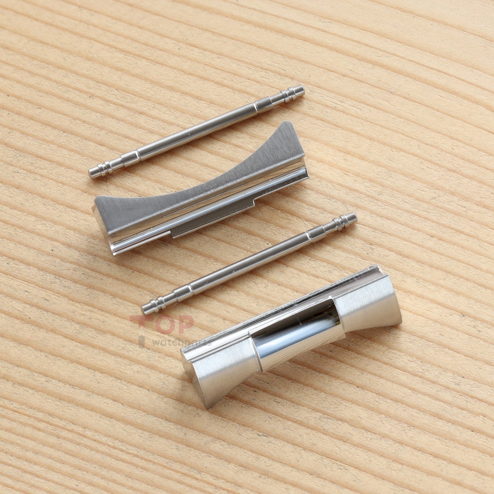 Strap End Link for Rolex 226570 Explorer II 42mm Watch Rubber/Leather Band