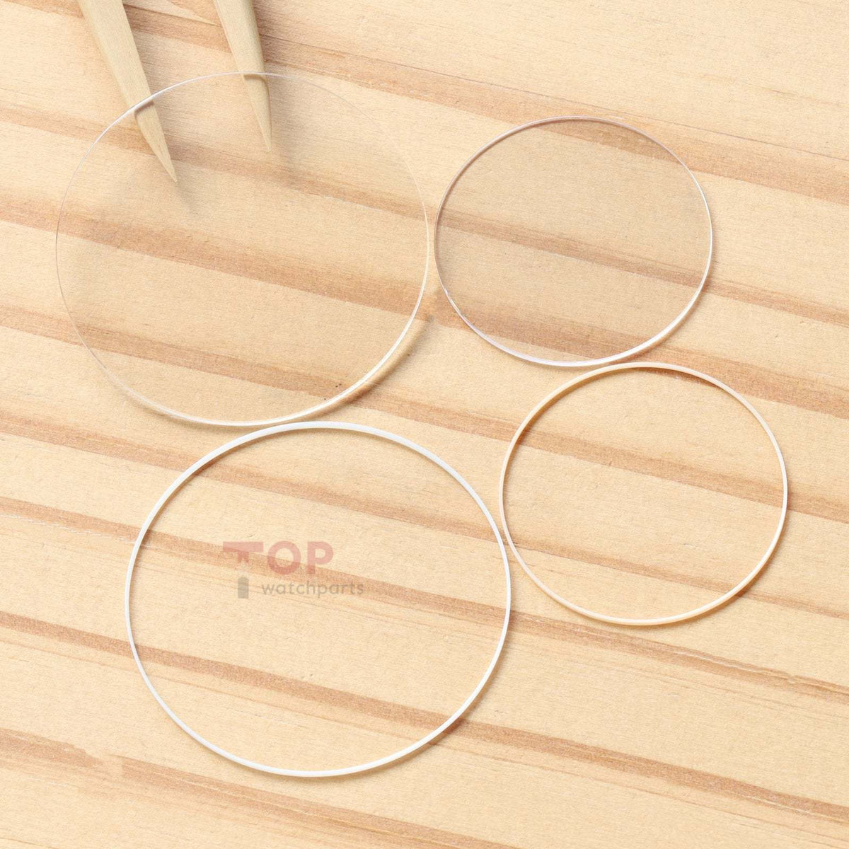 Watch Sapphire Crystal&Gasket for Vacheron Constantin VC Patrimony 85180/86180 Front&Case Back Glass